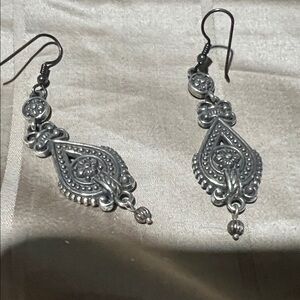 Elegant Silver Dangle Earrings